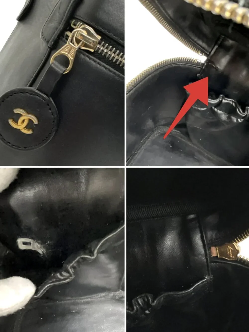 Chanel vanity bag - black - FAIR condition
